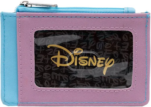 Miniatura 2 de Buckle-Down, Disney, cartera para mujer con 3 ranuras para tarjetas, 1 cremallera para monedas, 1 ranura para identificación con ventana, 4.5 x 3.0