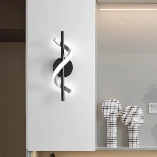 Miniatura 3 de Apliques de pared modernos, lámparas de pared de 9 W, lámparas de pared LED de aluminio para dormitorio, sala de estar, pasillo, hotel