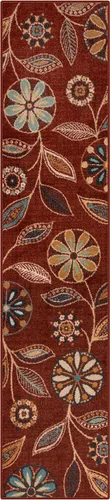 Miniatura 58 de Maples Rugs Reggie - Alfombra de pasillo floral, fabricada en Estados Unidos, lavable, antideslizante, alfombra de interior para cocina, pasillo