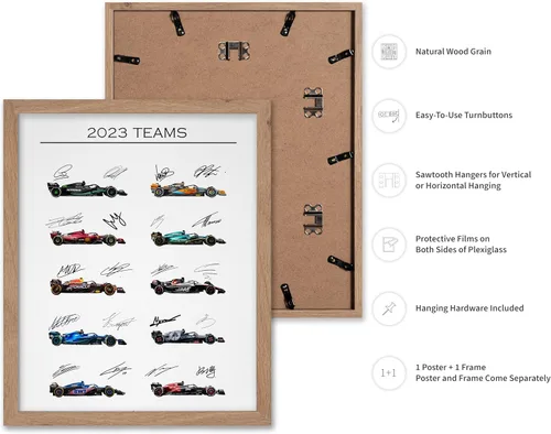 Miniatura 2 de Poster Master Póster de carreras de autos 2023, impresión de autos de carreras, arte de carreras de autos deportivos, regalo para hombres, mujeres