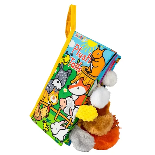 Jollybaby Libros de tela para bebés, libros suaves arrugados para tocar y sentir, para bebés lactantes, juguetes interactivos educativos tempranos C