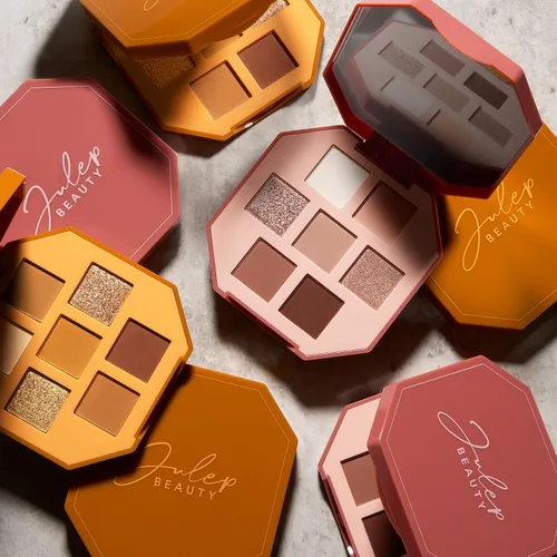 Miniatura 6 de Julep Paleta de polvos de sombra de ojos 101 Pro - Turmeric Latte - Sombras de ojos mate y brillantes de 7 tonos - Ideal para viajes - Paleta