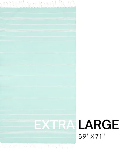Miniatura 3 de BAY LAUREL Toalla de playa turca con bolsa de viaje, 39 x 71 pulgadas, de secado rápido, sin arena, ligera, grande, toallas de gran