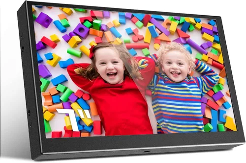 Eyoyo 7 pulgadas pequeño mini monitor 1024x600 resolución coche vista trasera TFT pantalla LCD con HDMI/VGA/AV entrada de vídeo para PC DVD DVR CCD