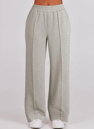 Miniatura 4 de Aleumdr Conjunto de dos piezas de sudadera con media cremallera para mujer, conjunto a juego con pantalón de pierna ancha