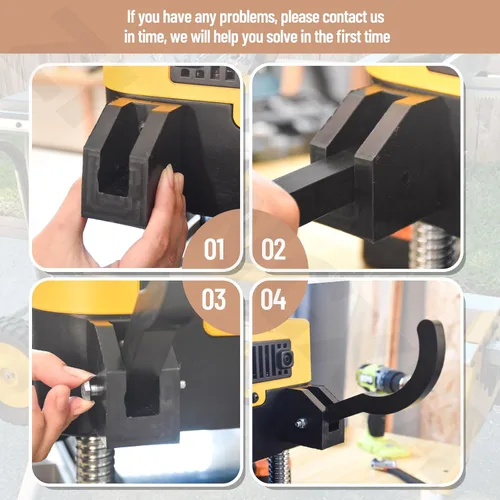 Miniatura 2 de Guía de manguera de polvo compatible con la cepilladora Dewalt Dw735, Dw735X