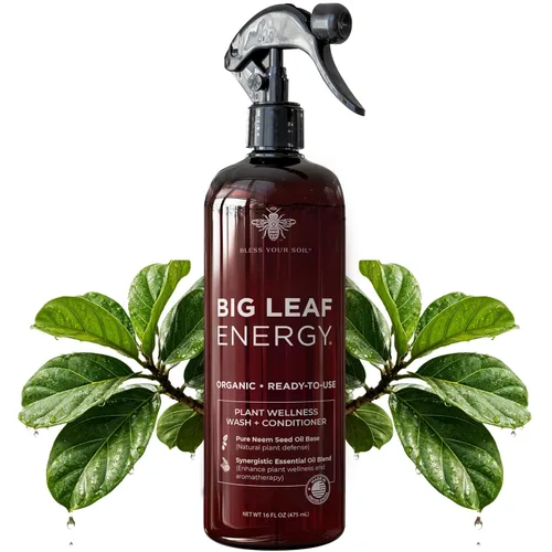 Miniatura 9 de Big Leaf Energy, Concentrado de Aceite de Neem + Aceites Esenciales para Plantas y Cuidado de Hojas - Orgánico, Sin OGM, Listo para Mezclar