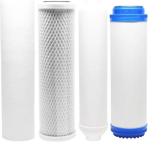 Kit de filtro de repuesto compatible con el sistema iSpring RCC7AK-UV RO – Incluye filtro de bloque de carbono, filtro de sedimento PP, filtro GAC y