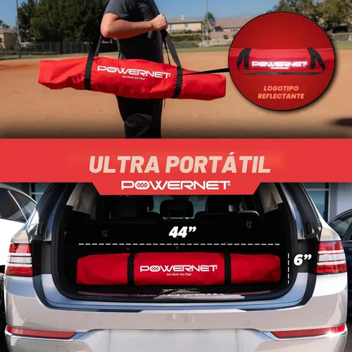 Miniatura 5 de PowerNet Baseball Softball Practice Net 7x7 with Baseball Accessories for Practice Pitching, Batting & Fielding, Ball Caddy, Weighted Baseballs, Tee