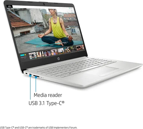 Miniatura 2 de HP Laptop 14-fq0032ms para negocios y estudiantes, pantalla táctil LED de 14 pulgadas, procesador AMD Ryzen 3 3250U (hasta 3.5 GHz), 8 GB de RAM