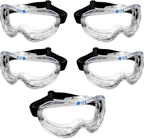Miniatura 8 de Gafas de seguridad antivaho, antiarañazos, certificado CE ANSI, transparente, resistente a los impactos, protección ocular