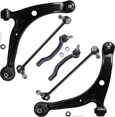 Miniatura 179 de Detroit Axle - Kit de extremo delantero para Chrysler 300 Dodge Charge Challenger 2011-2023, 2 brazos de control inferiores traseros 2 rótulas