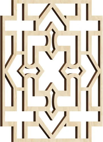 Miniatura 55 de Wise Paneles decorativos de madera con calado, extra pequeños, 7 3/8 pulgadas de ancho x 7 3/8 pulgadas de alto x 1/4 pulgadas de alto, roble rojo