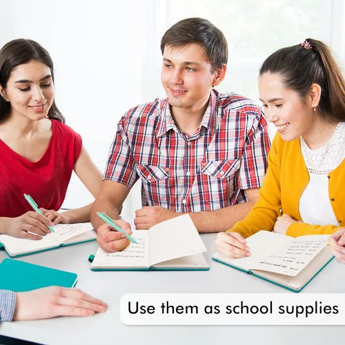 Miniatura 5 de Feela - Paquete de 24 cuadernos en blanco para el trabajo, cuaderno de negocios de tapa dura con líneas para escritura y soporte para bolígrafos