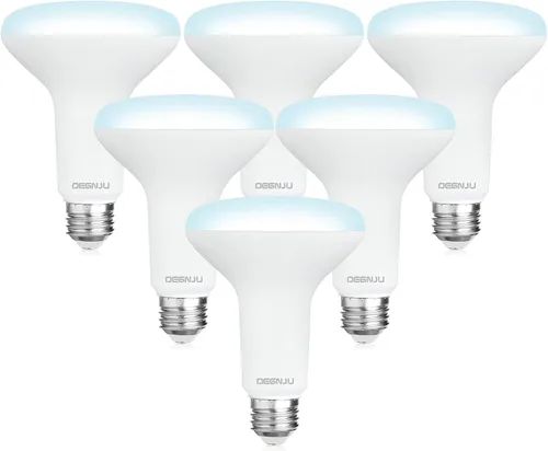 Miniatura 17 de DEGNJU Bombilla LED BR30, Luces de Inundación Regulables para Interiores CRI80 7W Equivalente a 65W 2700K Blanco Suave 650 Lúmenes, 15000 Horas