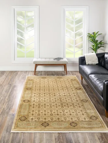 Miniatura 21 de Unique Loom Palace Collection - Alfombra de área Jefferson (2 pies x 3 pies 1 pulgada, rectangular, crema/caramelo)
