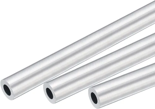 Miniatura 35 de uxcell Tubo redondo de aluminio 6063 0.157 in OD 0.118 in diámetro interior 11.811 in longitud tubería