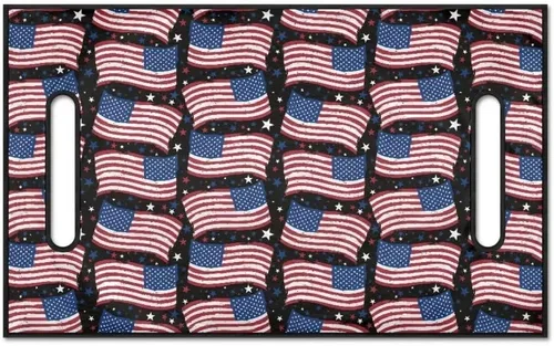 Miniatura 37 de Fundas de asiento de carrito de golf con diseño de hojas de ciervo y bandera estadounidense, funda de asiento reutilizable anticalor, protector