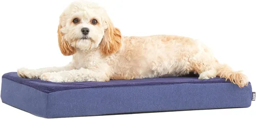 Miniatura 15 de Barkbox Cama ortopédica para perros Cómodo colchón de espuma viscoelástica para alivio de las articulaciones Soporte de cabeza y cuello Espresso