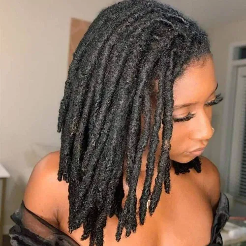 Miniatura 13 de Extensiones de cabello humano real de 20 hebras para mujeres/hombres/niños, se pueden teñir, decolorar, rizar, 4 pulgadas, extensiones de rastas