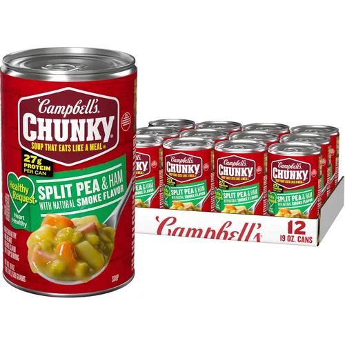 Miniatura 9 de Campbell's Chunky Sopa Healthy Request, sopa de guisantes partidos con jamón, lata de 19 onzas