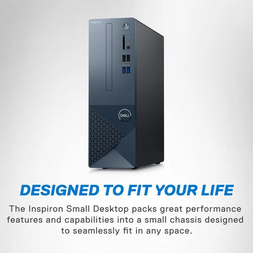 Miniatura 2 de Dell Inspiron 3020S Desktop - Procesador Intel Core i5-13400, RAM DDR4 de 16 GB, SSD de 512 GB + disco duro de 1 TB, gráficos Intel UHD 730, Windows