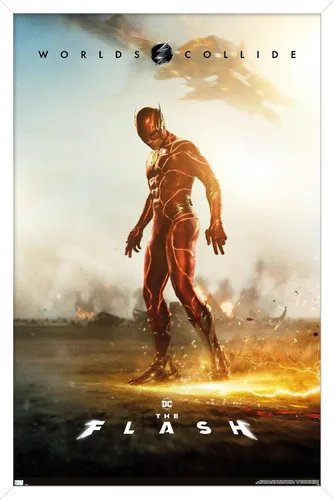 Miniatura 13 de DC Comics Movie The Flash - Póster de pared de una hoja, 34 pulgadas de largo x 22.4 pulgadas de ancho, versión premium sin marco
