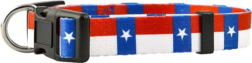 Miniatura 2 de Native Pup Collar para perro con bandera del estado de Texas (Texas, M)