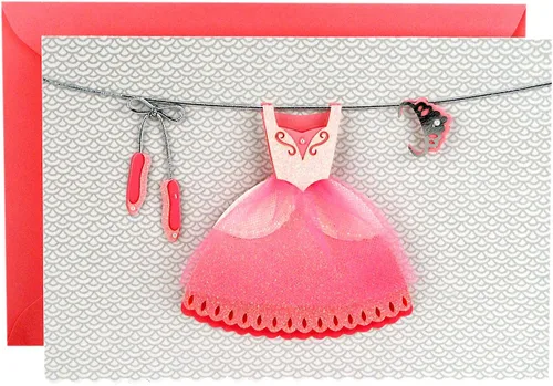 Miniatura 8 de Tarjeta de cumpleaños Hallmark para niñas (con pegatinas de cupcakes y dulces)