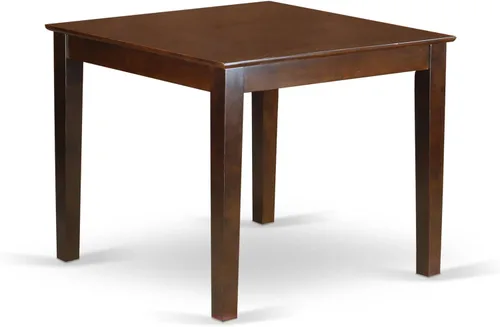 Miniatura 3 de East West Furniture OXNO3-MAH-C - Juego de mesa de comedor de 3 piezas contiene una mesa de cocina cuadrada y 2 sillas de comedor tapizadas de tela