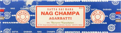 Satya Sai Baba Nag Champa Agarbatti, 3.53 oz