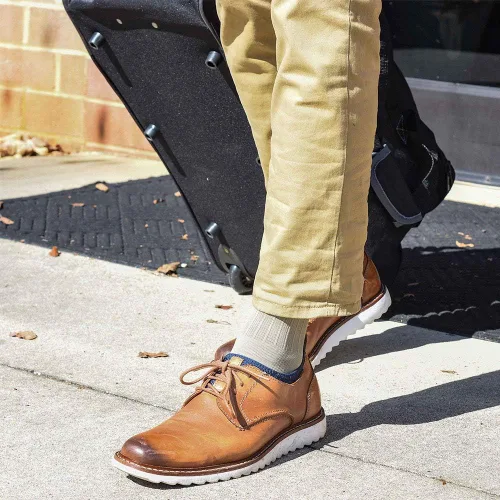 Miniatura 6 de OrthoSleeve - Calcetines de compresión de grado médico para hombres y mujeres, 15-20 mmHg (pequeño, azul marino)