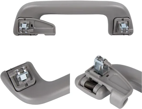 Miniatura 6 de Tirador de techo Mango de agarre interior con gancho compatible con Toyota Corolla Yaris 4Runner Vios Aruis Prius Previa Rav4 EZ - Gris