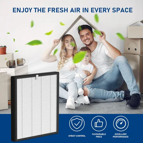 Miniatura 6 de Filtros True HEPA ProHEPA 9000 de reemplazo compatibles con el purificador de aire VEVA ProHEPA 9000, incluye paquete de 3 filtros True HEPA