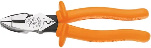 Miniatura 5 de Klein Tools D20009NEINS Alicates de liniero aislados, fabricados en EE. UU., con aislamiento de doble capa que supera las pruebas y resistencia a