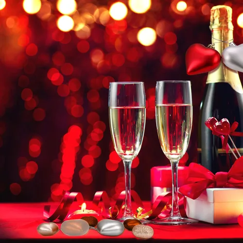 Miniatura 15 de Adornos de corazón para el día de San Valentín: 3 adornos con forma de corazón para árbol de Navidad y para colgar como decoración en el día de San