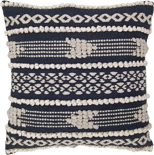 Miniatura 17 de Trade Star Funda de almohada Kilim de 100% algodón, estilo bohemio, copetudo, funda de almohada del suroeste, funda de cojín decorativa tejida a