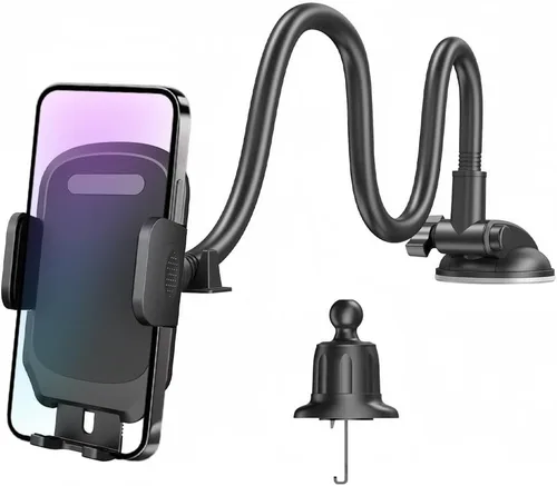 Miniatura 11 de Soporte para teléfono de automóvil, cuello de cisne para salpicadero de vehículo, parabrisas, ventilación de aire, soporte para teléfonos