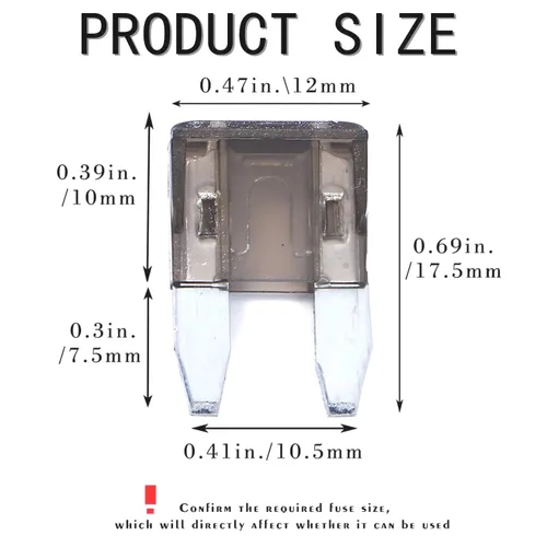 Miniatura 2 de Paquete de 100 fusibles automáticos de 2 AMP APM/ATM 32 V mini fusibles estilo hoja 2A protección contra cortocircuitos fusible de coche (2 amperios)