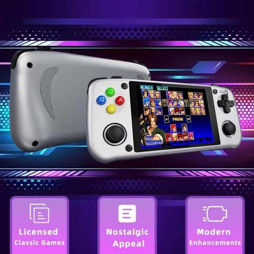Miniatura 4 de UNICO Handheld Game Console, Portable Pocket Player, Pre-Loaded 40 SNK Classic Games, Including King of Fighters, Metal Slug, etc., 4" IPS Screen