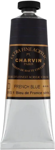 Miniatura 118 de Charvin Pintura acrílica profesional extrafina – verde absenta, tubo de 2.1 fl oz, pigmentos de triple fresado, resistente a la luz, pinturas