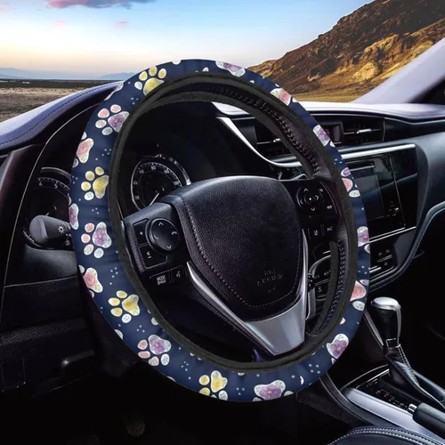 Miniatura 43 de Yewattles 250th Eagle and American Flag - Funda universal para volante de automóvil, para mujeres y hombres, 15 pulgadas de diámetro, poliéster