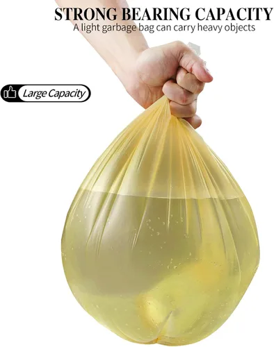 Miniatura 4 de 5 rollos de bolsas de basura pequeñas – 100 bolsas de basura pequeñas duraderas de 4 galones para el hogar, oficina, cocina, baño, dormitorio, forro