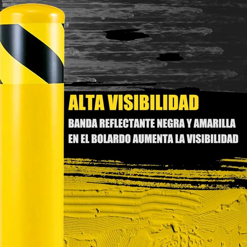 Miniatura 4 de Poste de bolardo de seguridad, bolardos de acero, bolardo de estacionamiento, poste de barrera de estacionamiento de seguridad recubierto de polvo