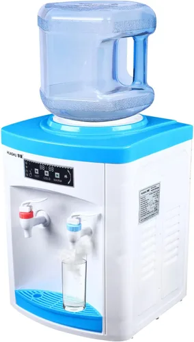 Miniatura 9 de Dispensador de agua fría y caliente para botella de 5 galones, máquina eléctrica de agua potable para encimera de carga superior, dispensador