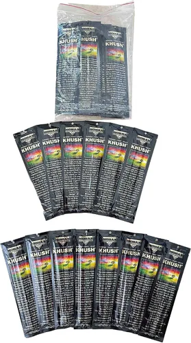 Mohan Aroma de incienso Khush, 1 paquete de 250 varillas (8 pulgadas de alto) – Fabricante del famoso aroma Khush (Khush)