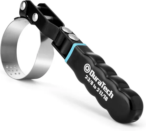 DURATECH Llave giratoria extra pequeña para filtro de aceite, herramienta de extracción de filtro de aceite, se adapta a filtros de 2-3/8 a 2-11/16