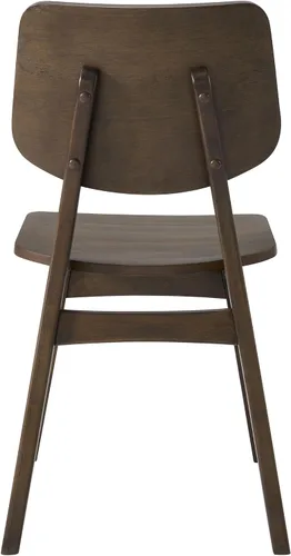 Miniatura 53 de Alaterre Furniture Calais Dining - Juego de 2 sillas de comedor moderno de mediados de siglo, juego de sillas de madera maciza con diseño