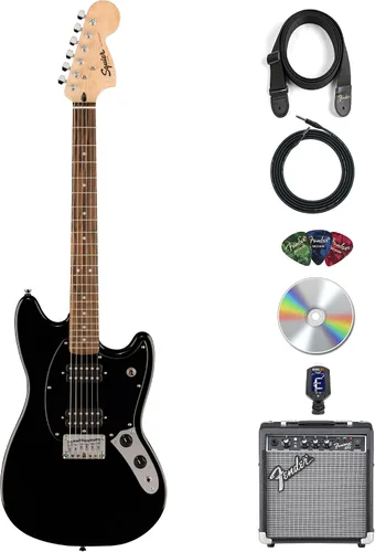 Miniatura 20 de Fender Squier Sonic Telecaster - Paquete California Blue con afinador, correa, púas y DVD de guitarra Austin Bazaar Azul (California Blue)