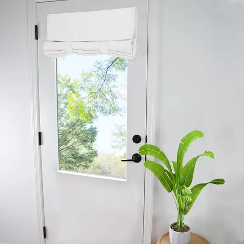 Miniatura 72 de WdFour Cortinas de puerta francesa con tacto sedoso, aislamiento térmico, reducción de ruido, cortinas opacas para puerta de vidrio y oficina
